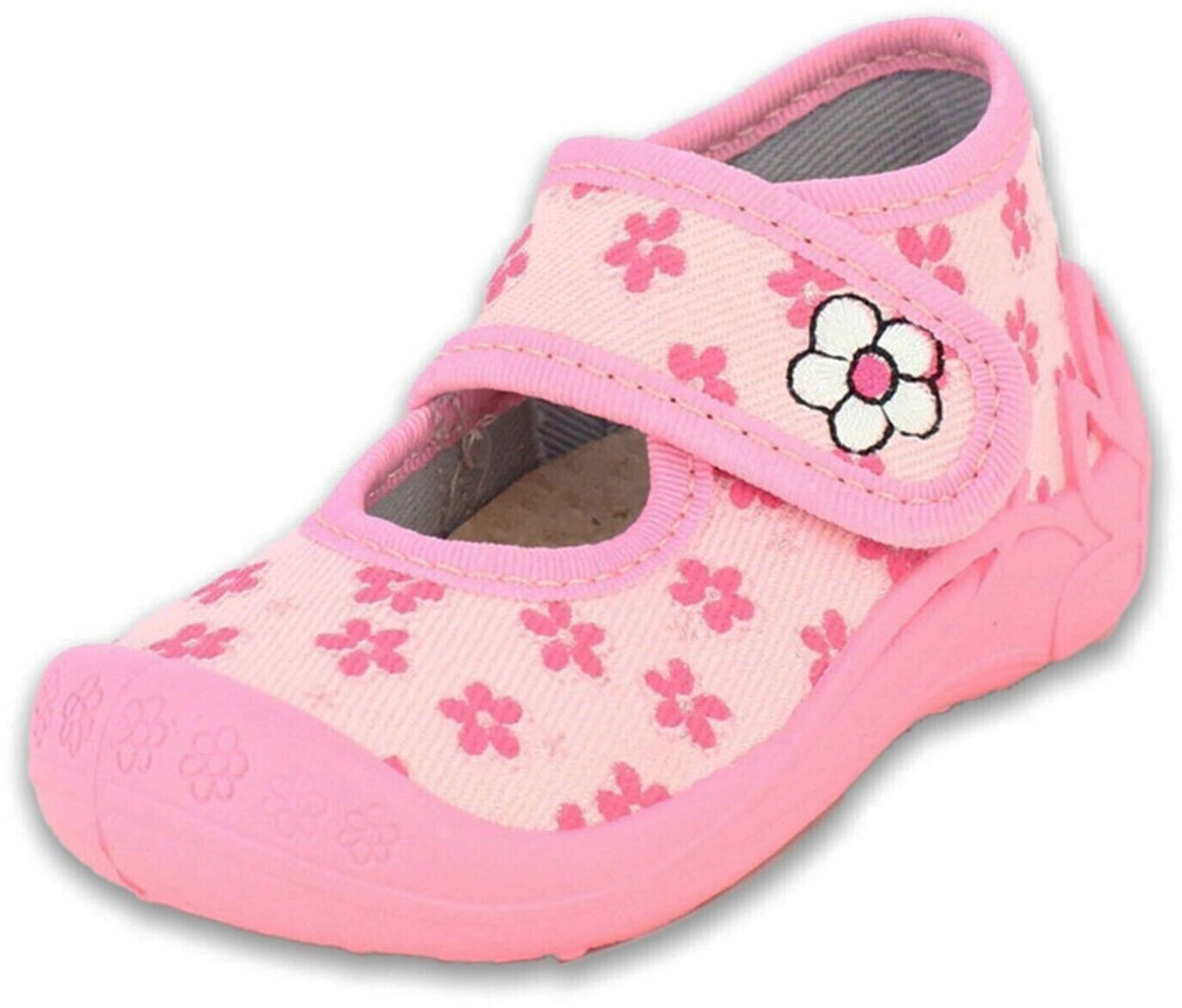 C. H. Beck Little Flower pink slippers