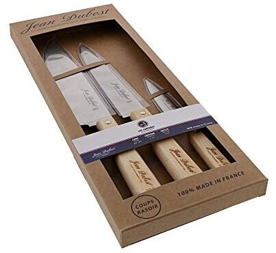 Jean Dubost Couteaux grand modèle X3 en hêtre