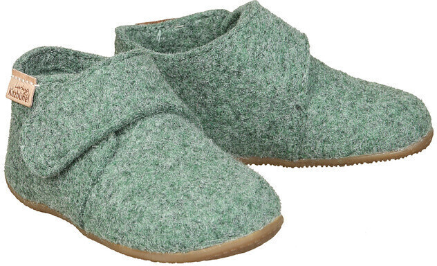 Living Kitzbühel Velcro Slippers Filz Uni Forest