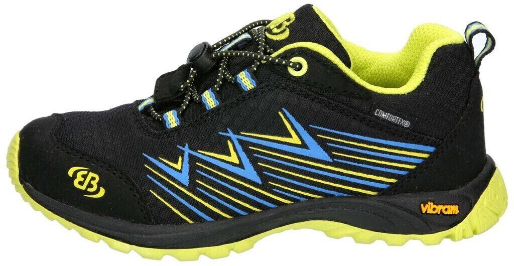 Brütting Chesna Low Cross Running Shoes black blue Lemon