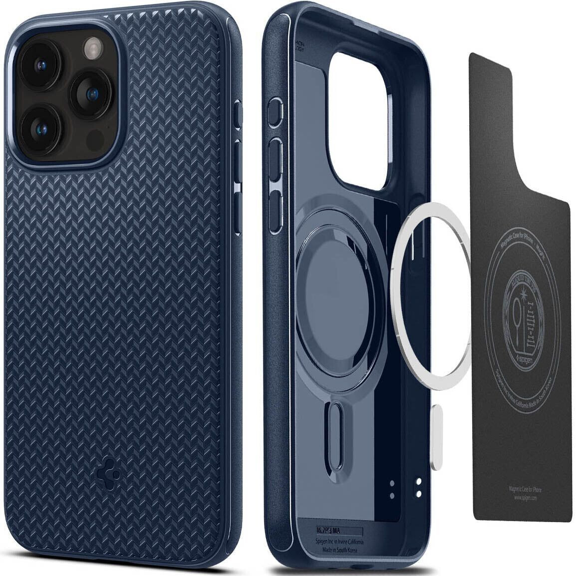 Spigen Mag Armor MagSafe Navy Blue iPhone 15 Pro