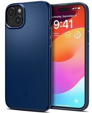 Spigen Thin Fit Navy Blue iPhone 15