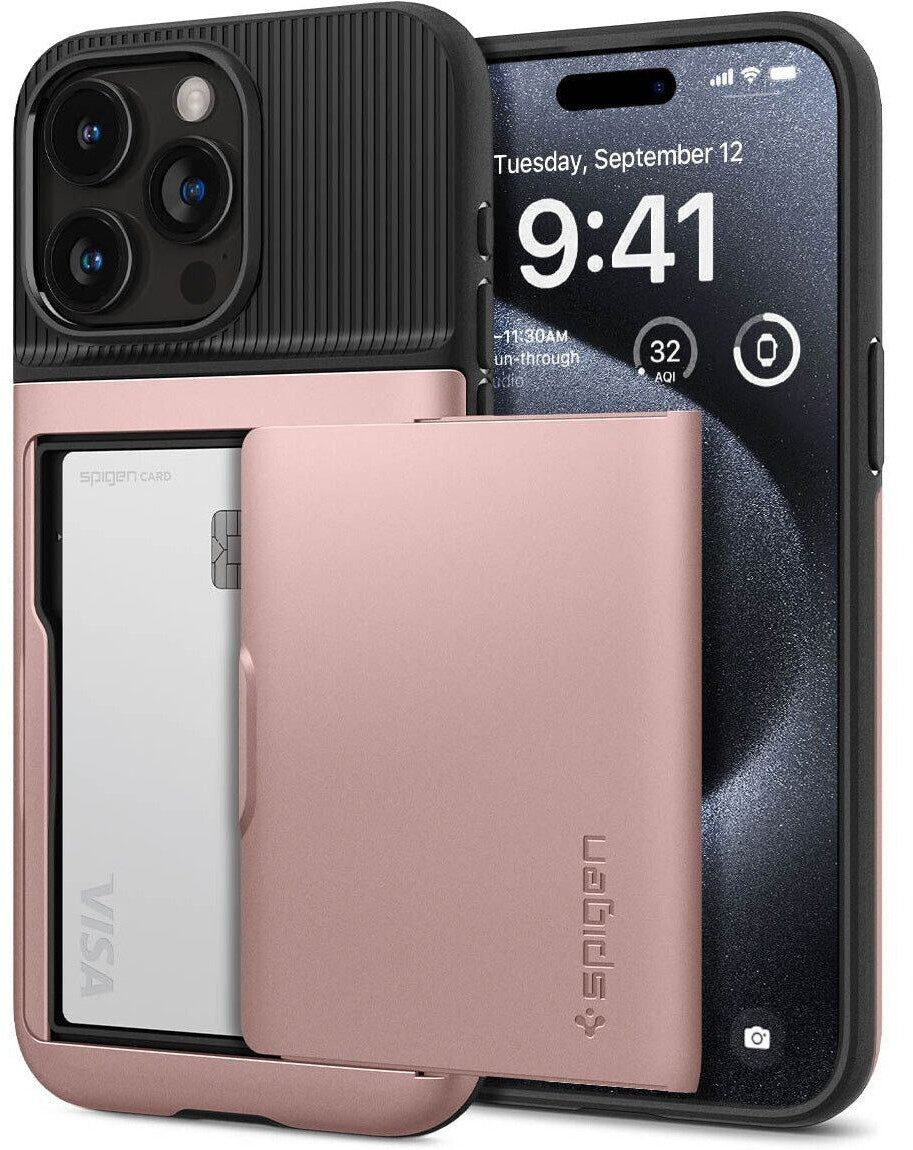 Spigen Slim Armor CS Rose Gold Cover für iPhone 15 Pro