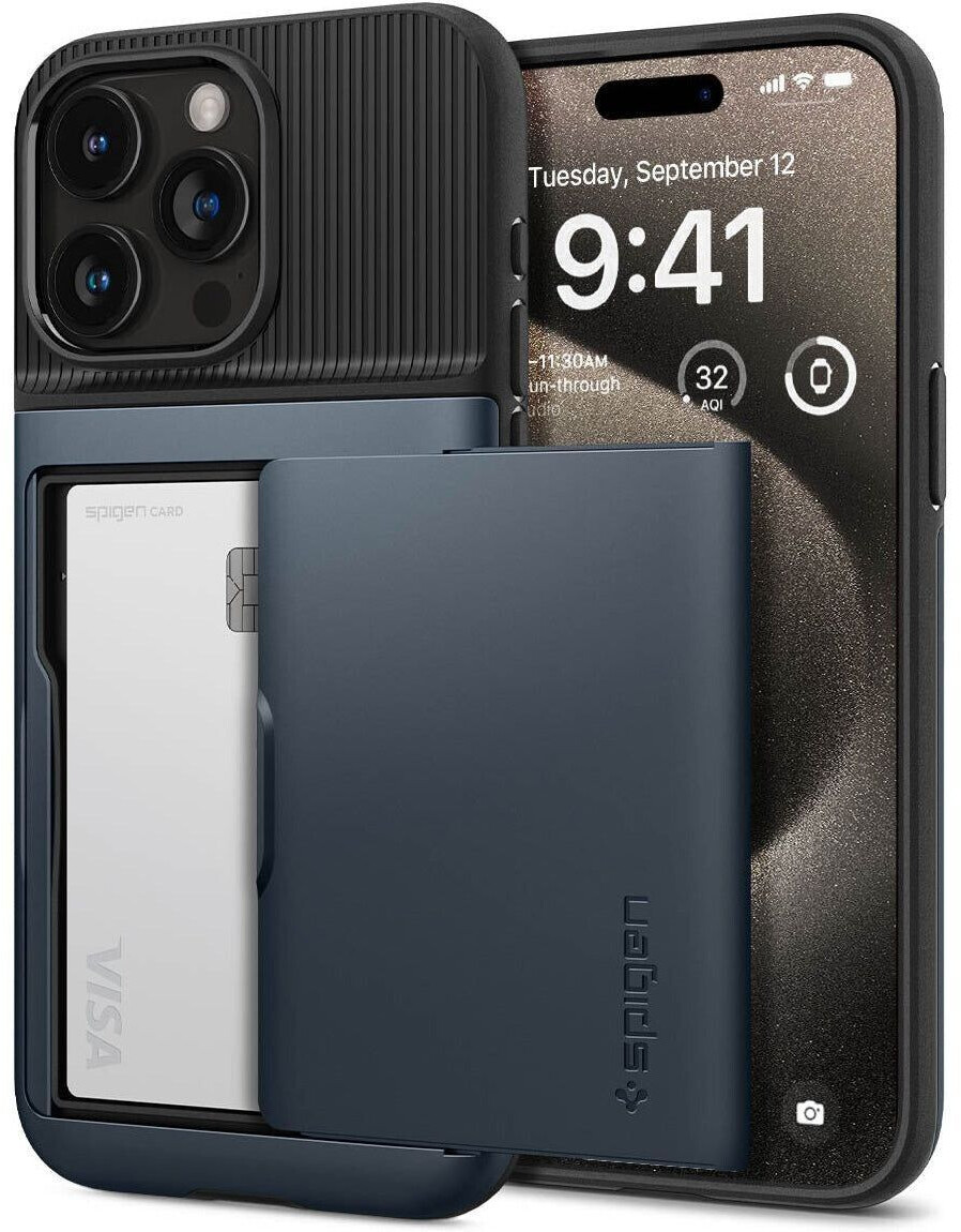 Spigen Slim Armor CS Metal Slate iPhone 15 Pro Max
