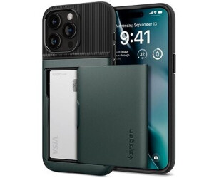 Spigen Optik Armor MagSafe Abyss Green iPhone 15 Pro Max - Phone Cover