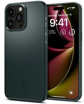 Spigen Thin Fit Abyss Green iPhone 15 Pro