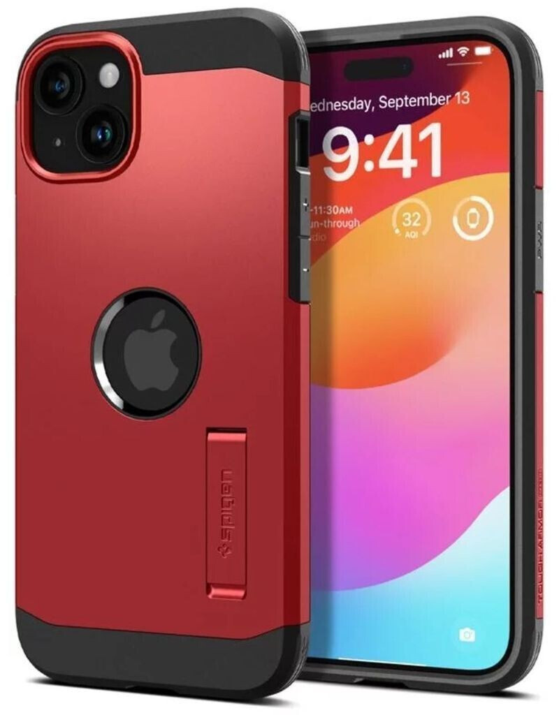 Spigen Tough Armor MagSafe Red iPhone 15