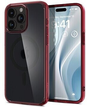 Spigen Ultra Hybrid MagSafe Frost Deep Red iPhone 15 Pro Max