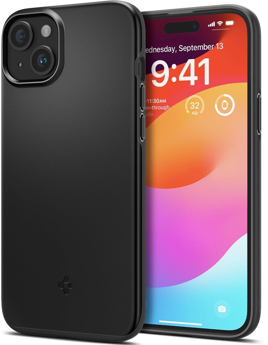 Spigen Thin Fit Black iPhone 15