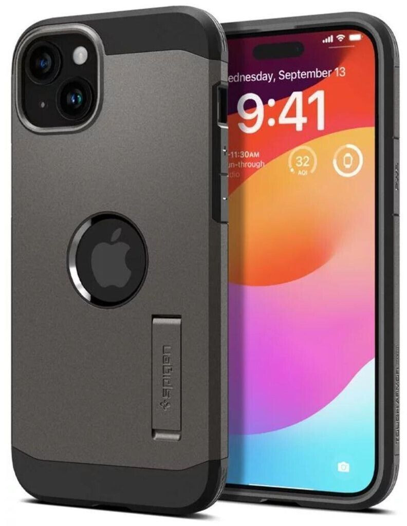 Spigen Tough Armor MagSafe Gunmetal iPhone 15
