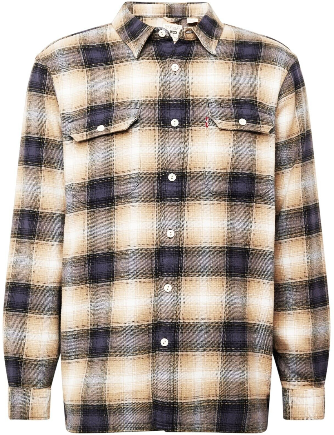 Levi's Jackson Worker Shirt (19573) warwick plaid egret