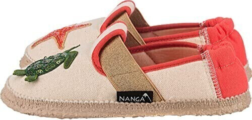 Nanga goudstrand slippers white