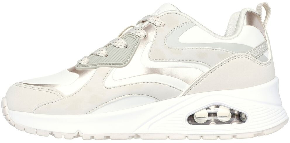 Skechers Street Girls Sneaker Natural Synthetic Trim
