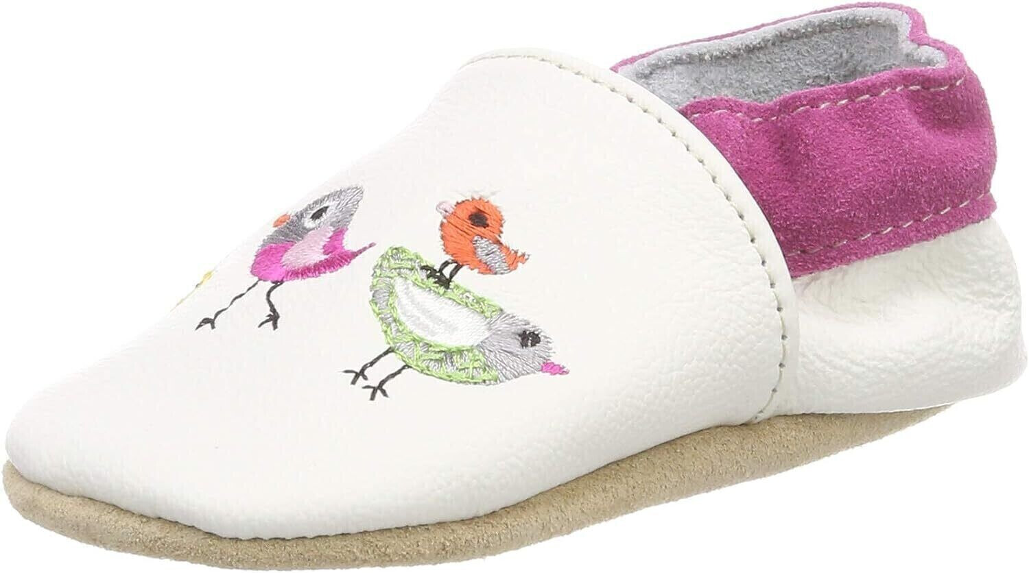 C. H. Beck Girls voglein slippers white
