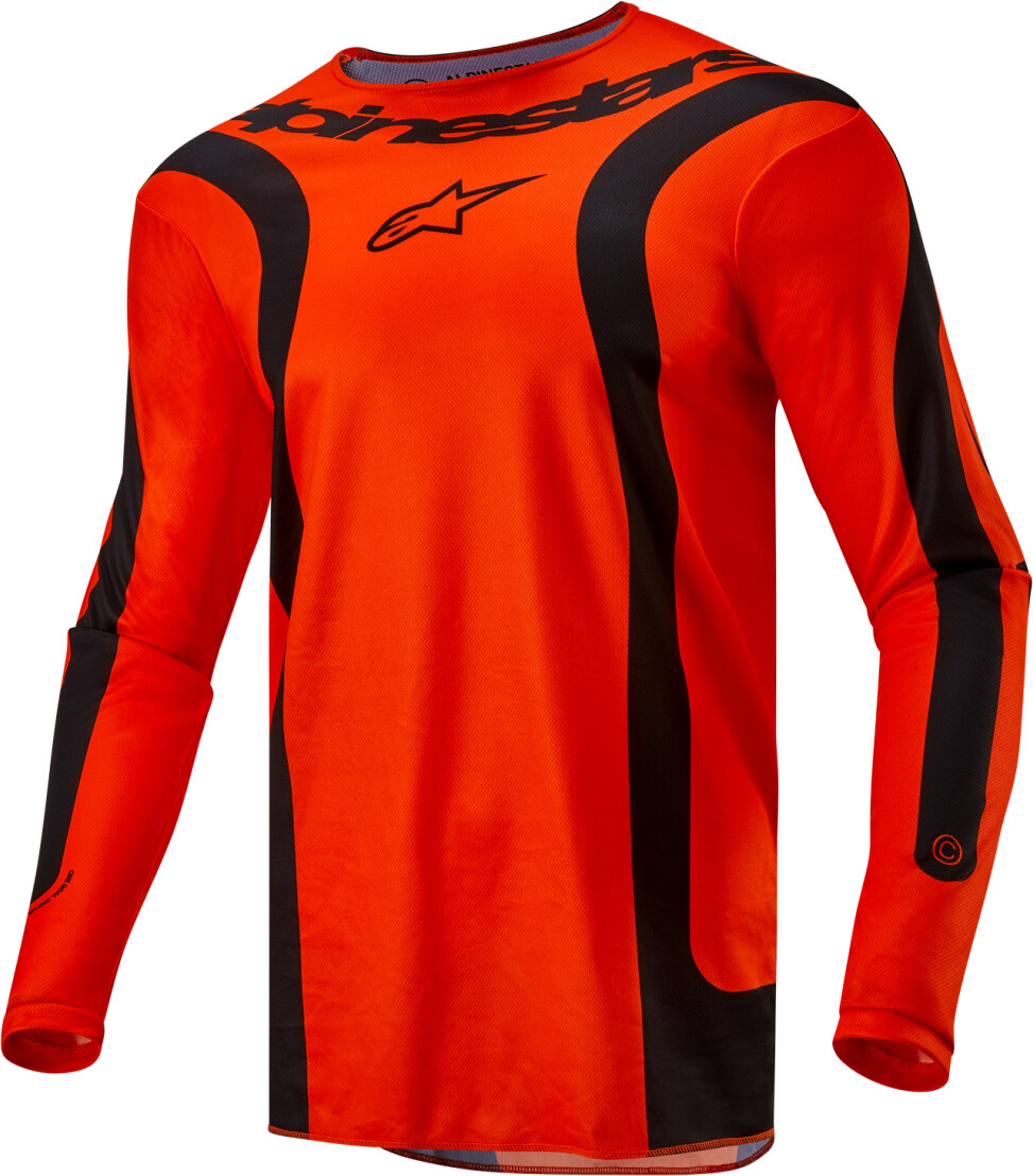 Alpinestars Fluid Lurv Jersey 2024 hot orange/black