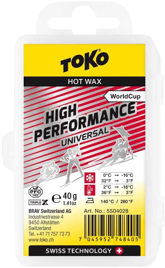 Toko World Cup High Performance Universal Wax 40g white