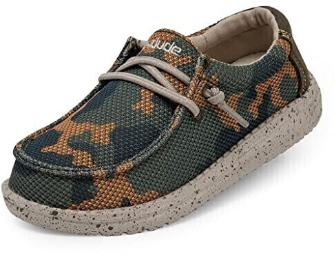 Dude Wally Youth Sox Army Camo