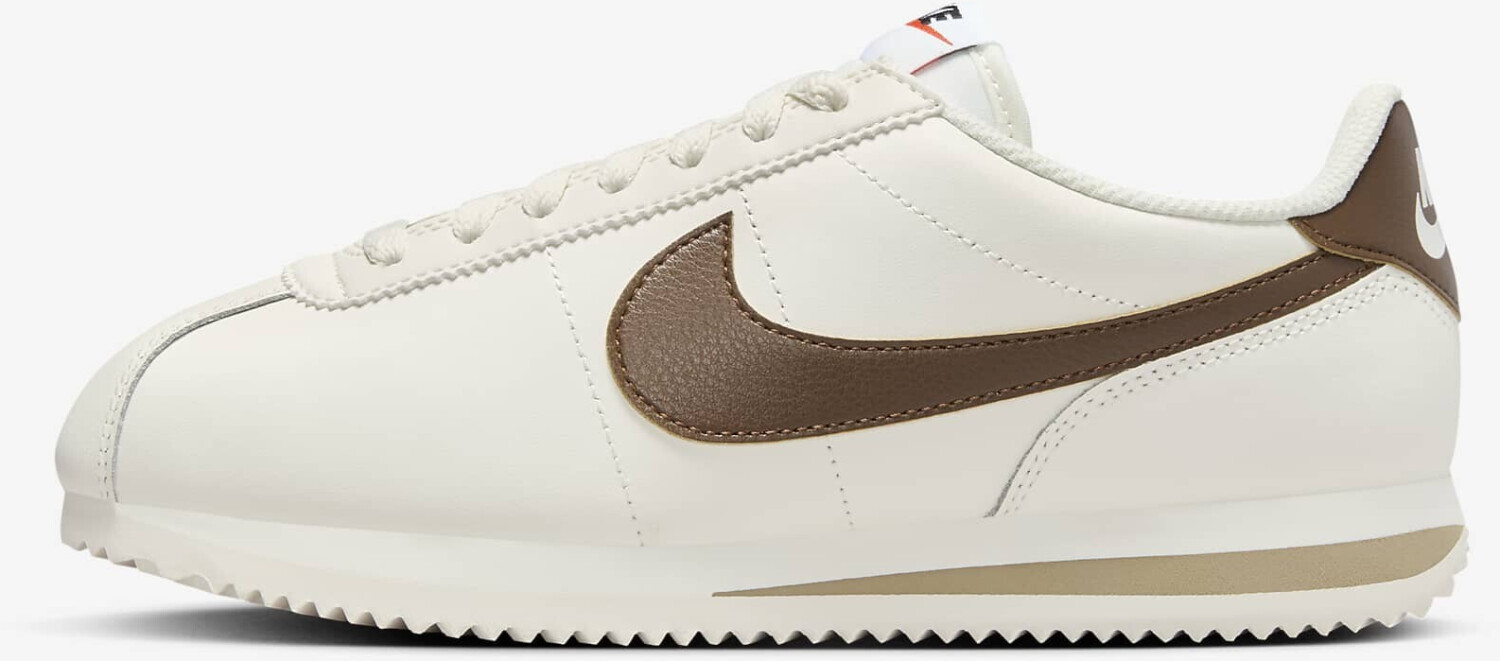 Nike Cortez Leather Women sail khaki white cacao wow au meilleur prix sur idealo