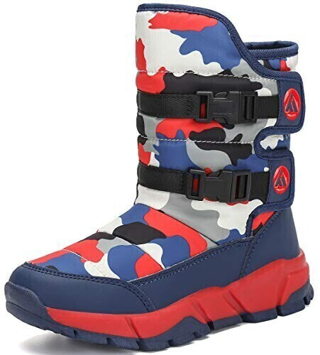Mishansha Winter for girls Warm Lined Outdoor Non-slip Snow Kids Boys Blue Red