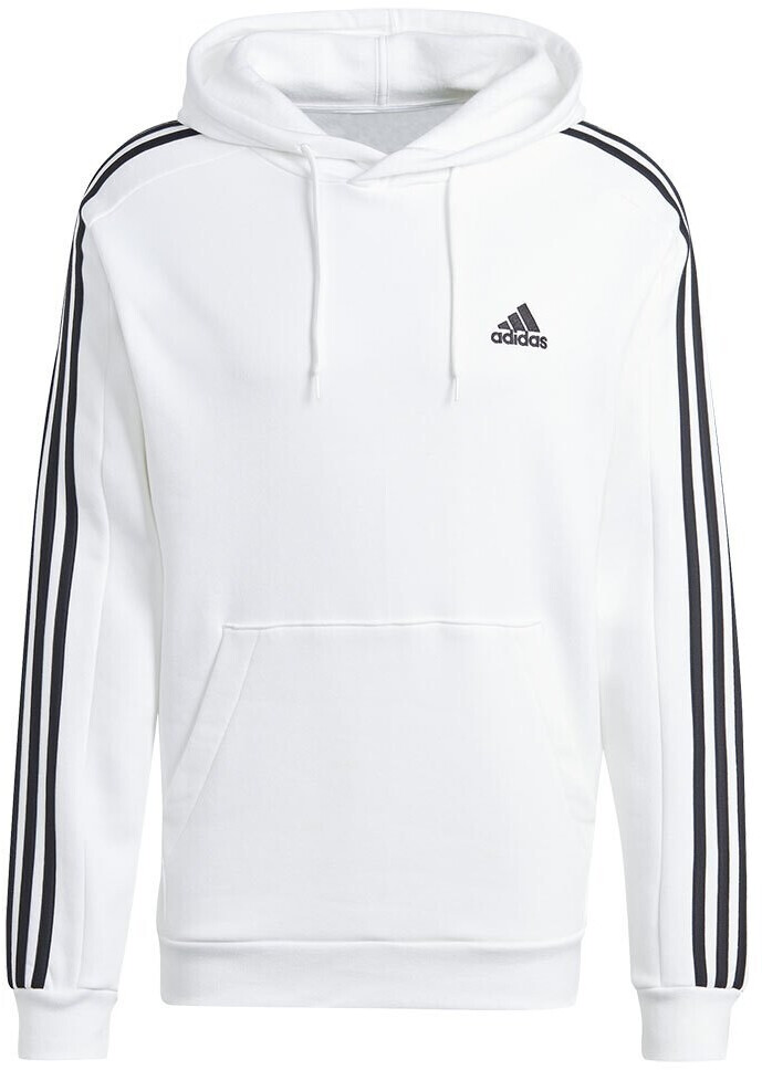 Adidas Essentials Fleece 3 Stripes white/navy