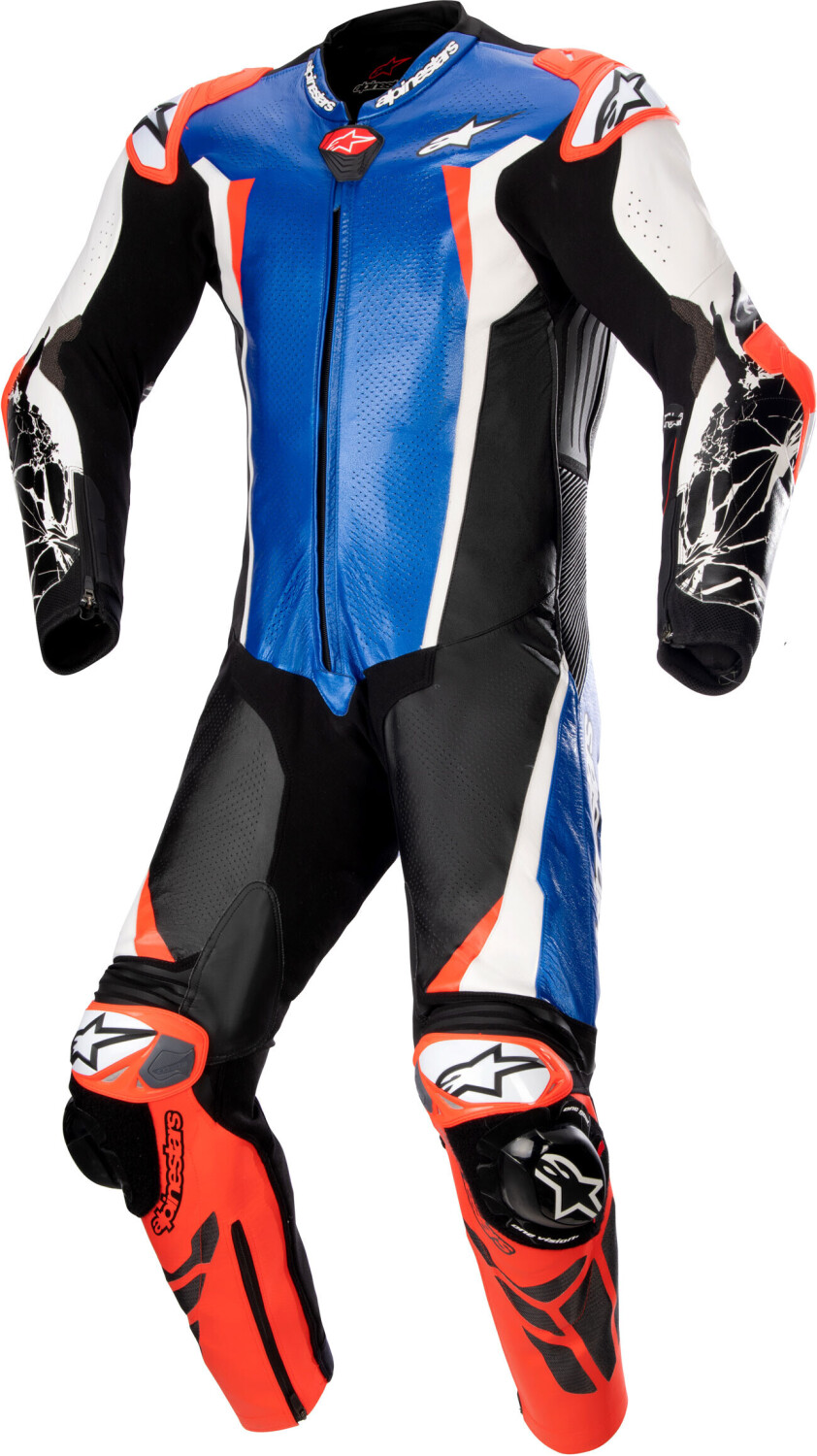 Alpinestars Absolute V2 1pc. metallic blue/black/white/red fluo