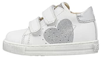Falcotto Heart VL-Sneaker calf leather silver heart-white