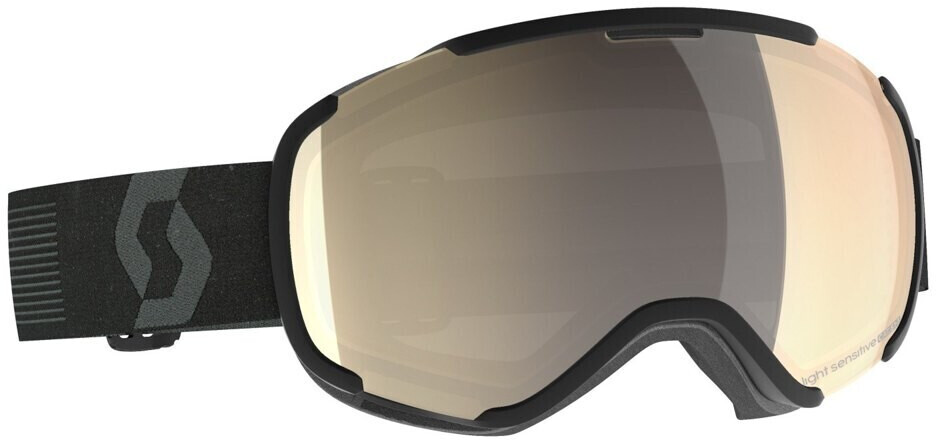 Scott FAZE II Ski Goggles (271815-7413-lt.s.brz.chr) Schwarz Light Sensitive Bronze Chrome Cat 1