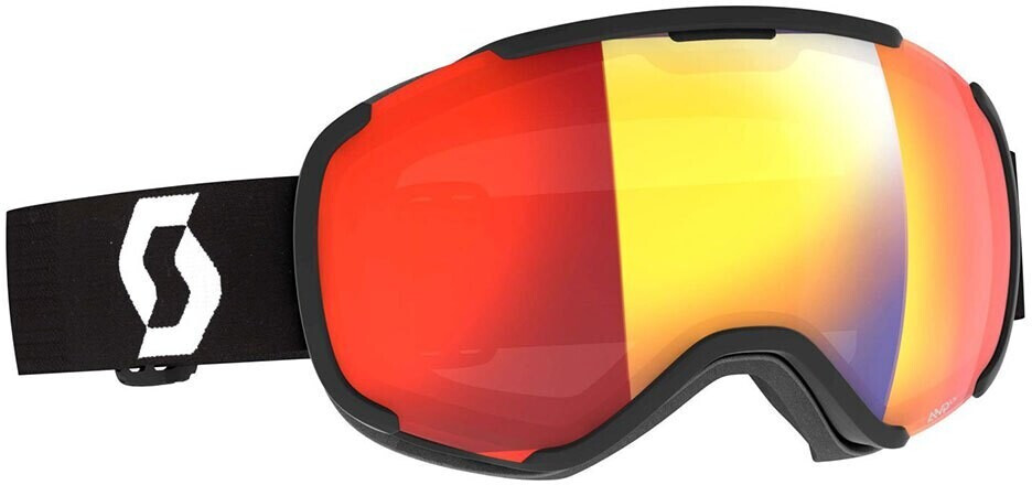 Scott FAZE II Light Sensitive Ski Goggles (271815-7641-LGSSERDCHR) Schwarz Light Sensitive Red Chrome Cat2-3