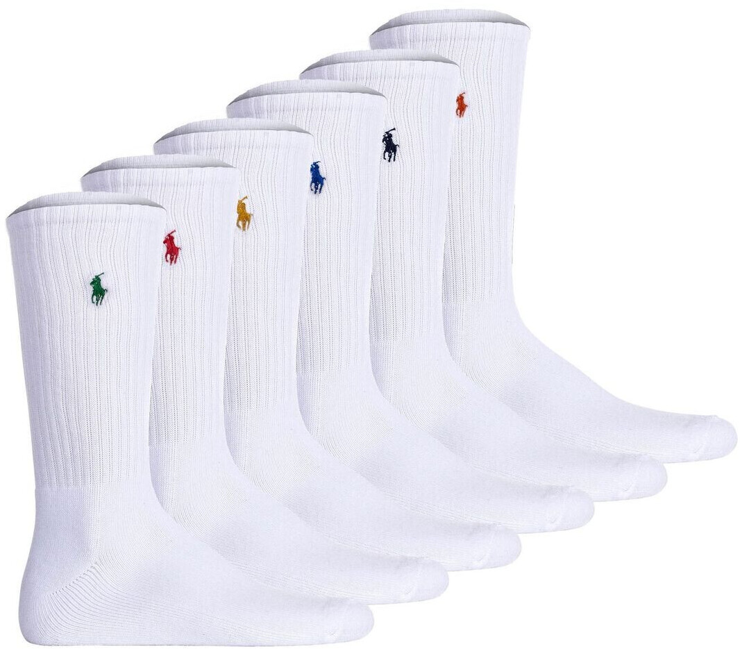 Polo Ralph Lauren 6-Pack Cotton Crew Socks (449799740) white