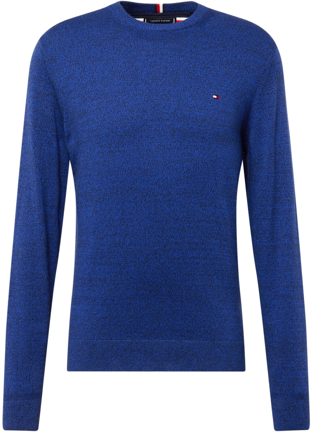 Tommy Hilfiger TH Monogram Cotton Cashmere Crew Neck Jumper (MW0MW28046) twilight lapis/black mouline