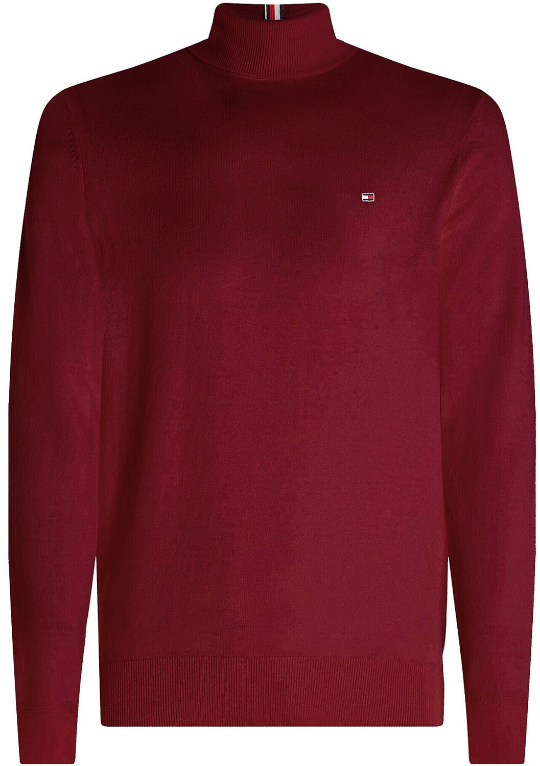 Tommy Hilfiger Cotton Cashmere Roll Neck Jumper (MW0MW28048) red