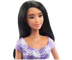 Barbie - Fashionistas con capelli neri, vestitino e accessori