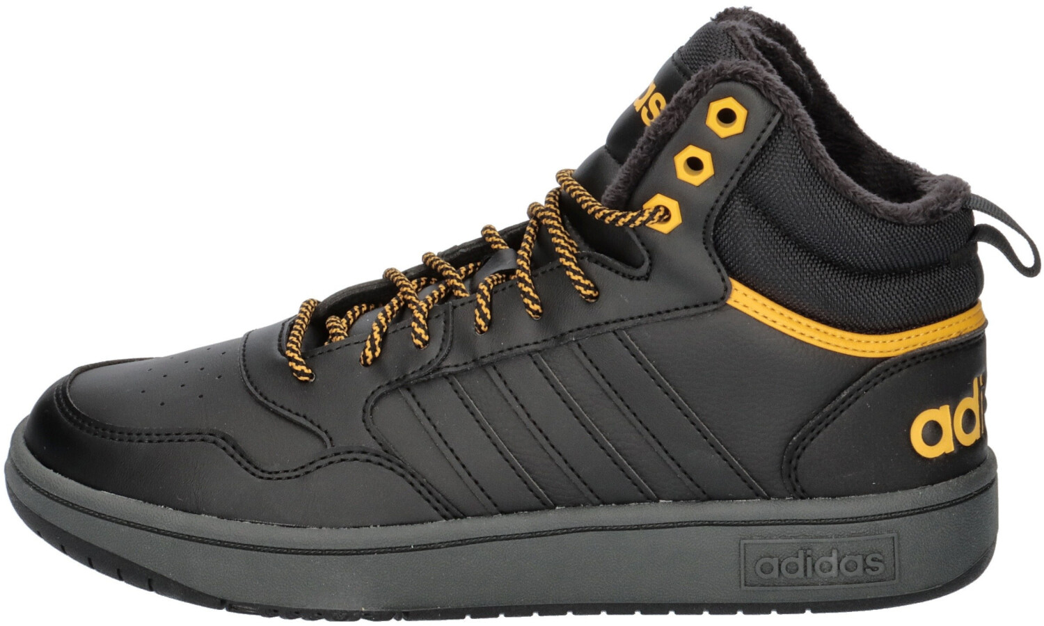 Adidas Hoops 3.0 Mid Winterized core black/core black/preyel