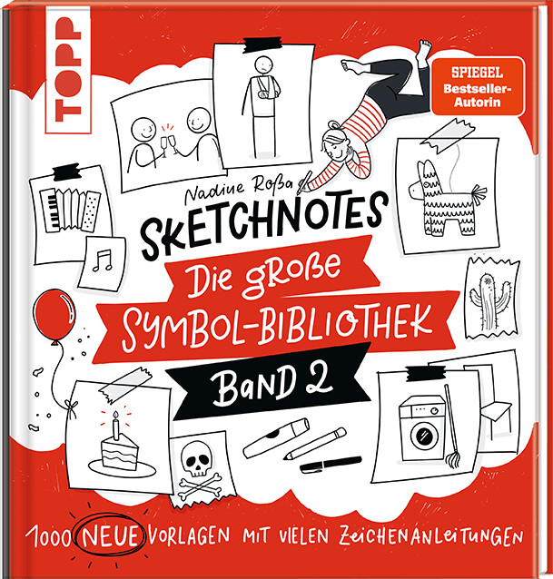 Sketchnotes. Die große Symbol-Bibliothek. Band 2. Von der SPIEGEL-Bestseller-Autorin (Nadine Roßa) (ISBN: 9783735880000)