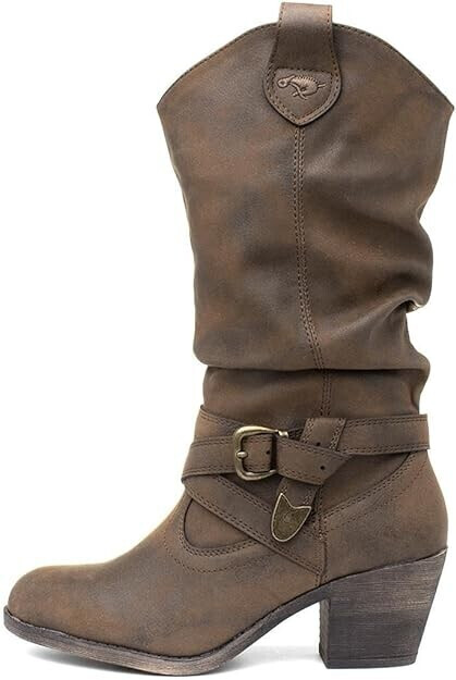 Rocket Dog Sidestep Womens Cowboy Boots Brown