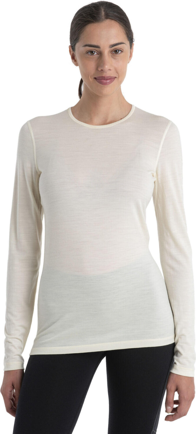 Icebreaker W 200 Oasis Long Sleeve Crewe undyed