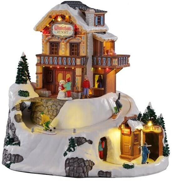 Lemax Winterhaus Resort mit (4,5V-Adapter (15735)