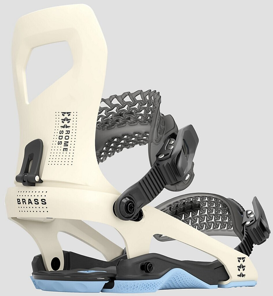 Rome Brass Snowboard Bindings bone white Women