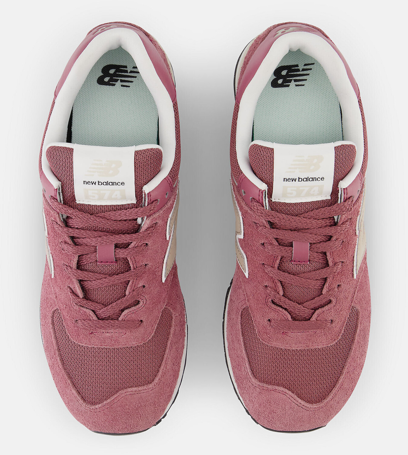 New balance 574s maroon top