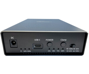 GRAUGEAR | 8TB Disque Dur Externe pour PS5 | USB 3.2 | Gen 2 | Type-C® |  Type-A | 3,5 Pouces | 8 to HDD | USB-C | USB-A | avec Bloc d'alimentation 