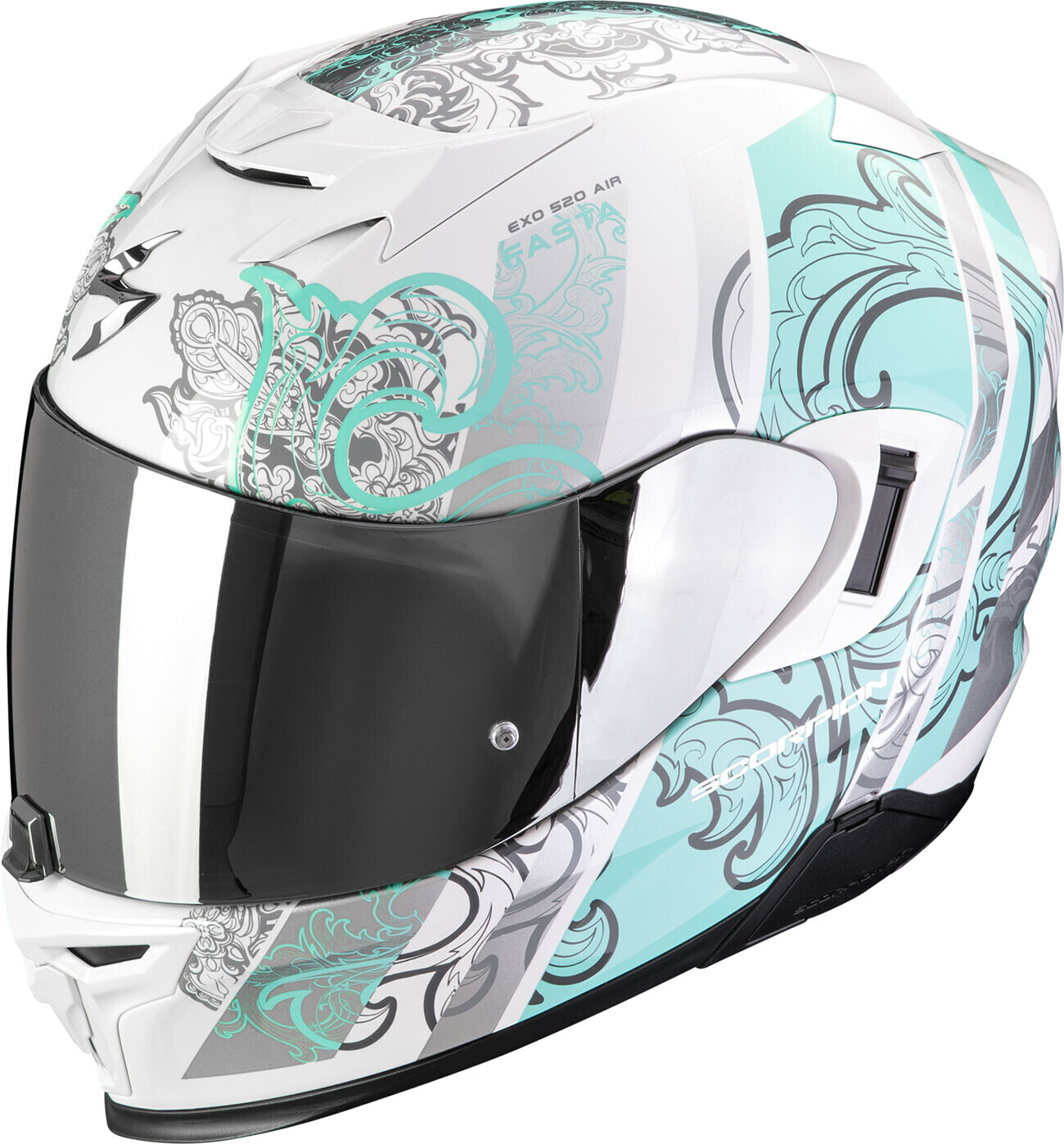 Scorpion Exo-520 Evo Air Fasta blanc/vert