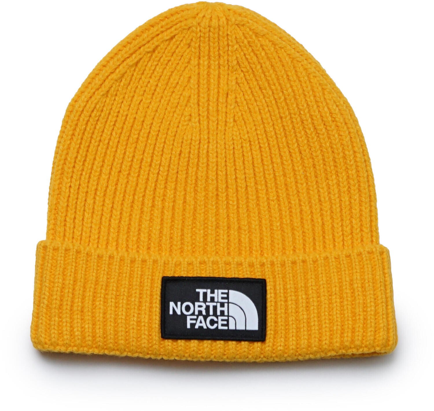 The North Face Logo Box Cuff Beanie (NF0A3FJX) summit gold