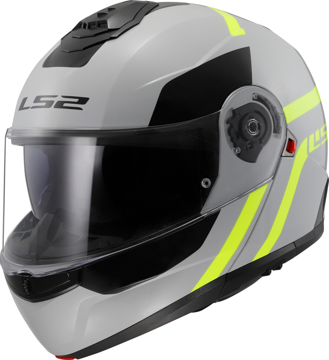LS2 FF908 Strobe II Autox gris/jaune fluo