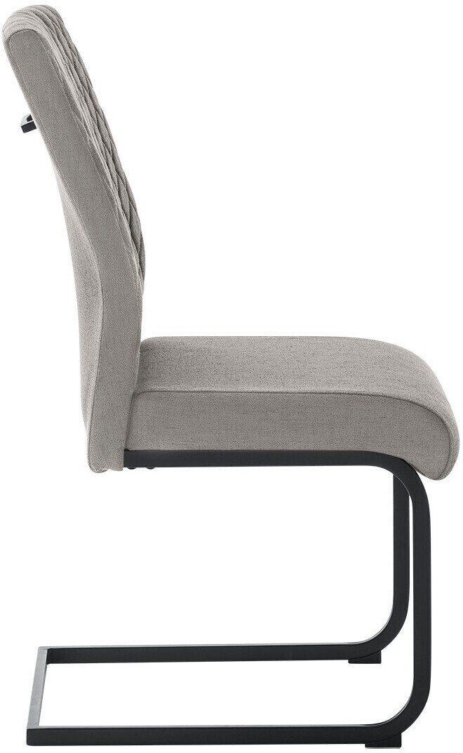 | bei Feingewebe 114,90 Furniture grau/schwarz Preisvergleich MCA ab Asti (104663) € Freischwinger