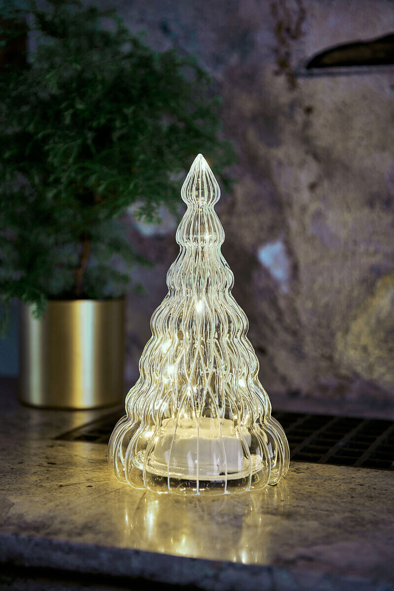 Sirius LEDDekofigur Lucy, Baum aus Glas klar/weiß 23,5cm ab 28,90