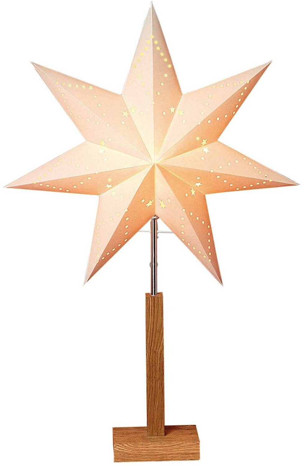 Star Trading Karo - floor-standing decorative lamp with pattern star 70 cm
