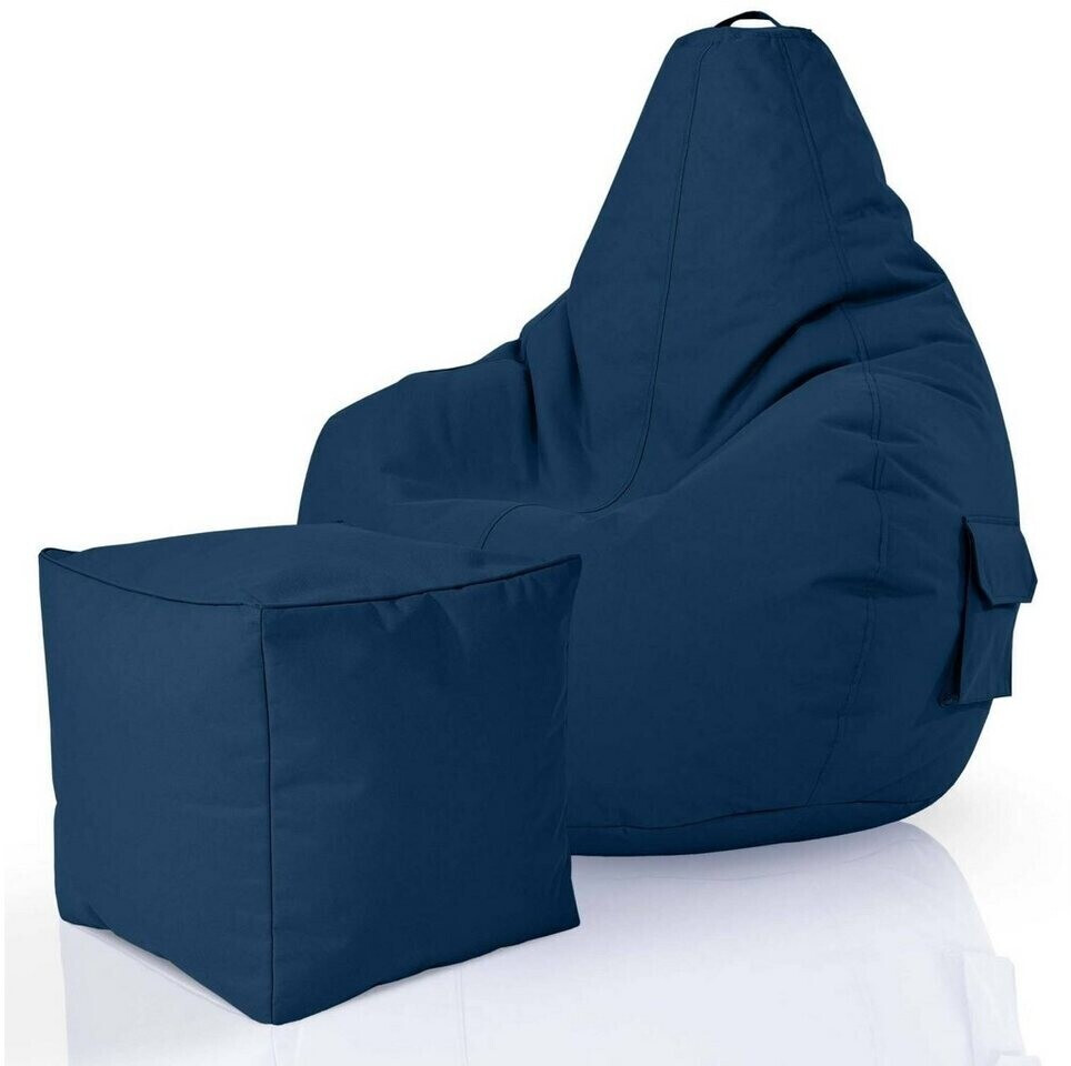 Green Bean Set of 2 gamer beanbags Cozy+Cube