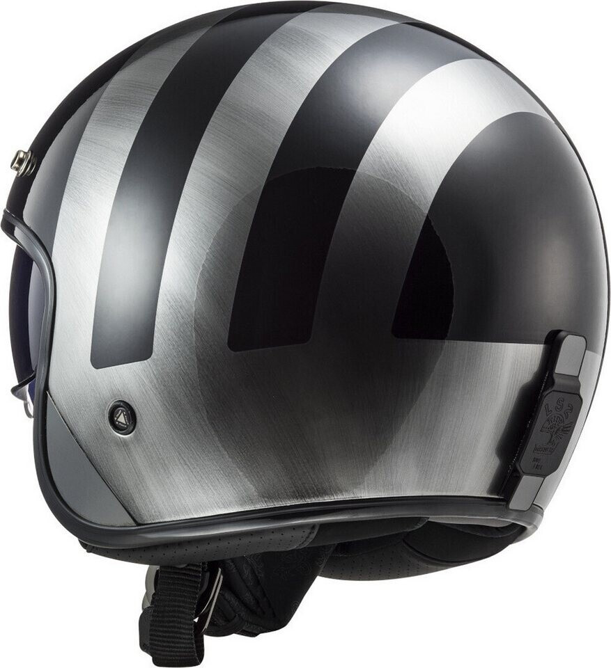 LS2 OF601 Bob II Lines noir/argent