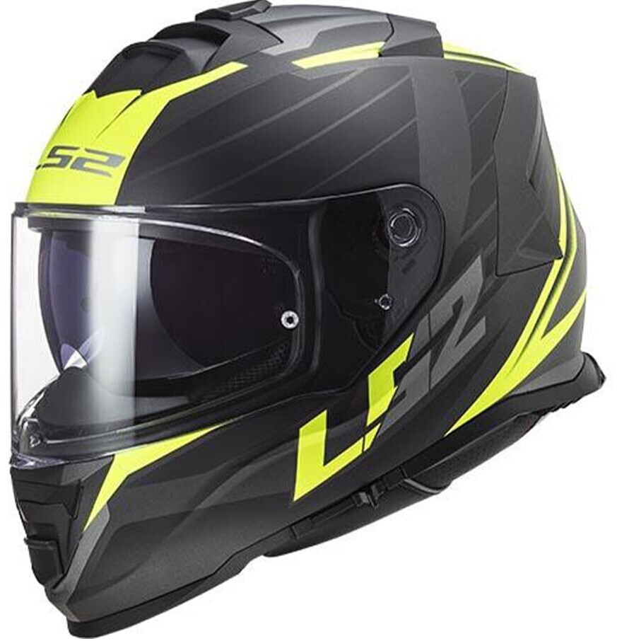LS2 FF800 Storm II Nerve mat noir/jaune fluo
