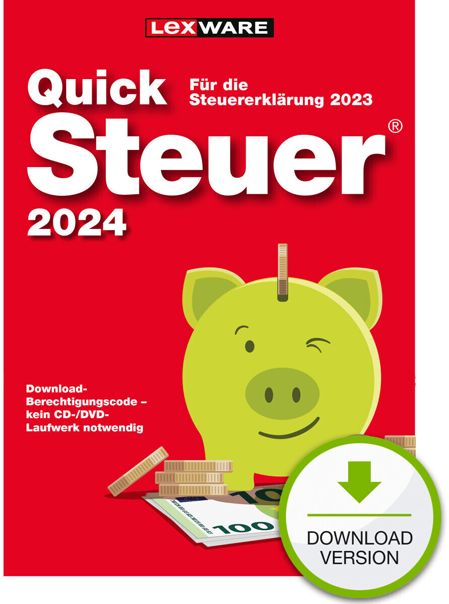 Lexware QuickSteuer 2025 ab 14,27 € (Januar 2025 Preise